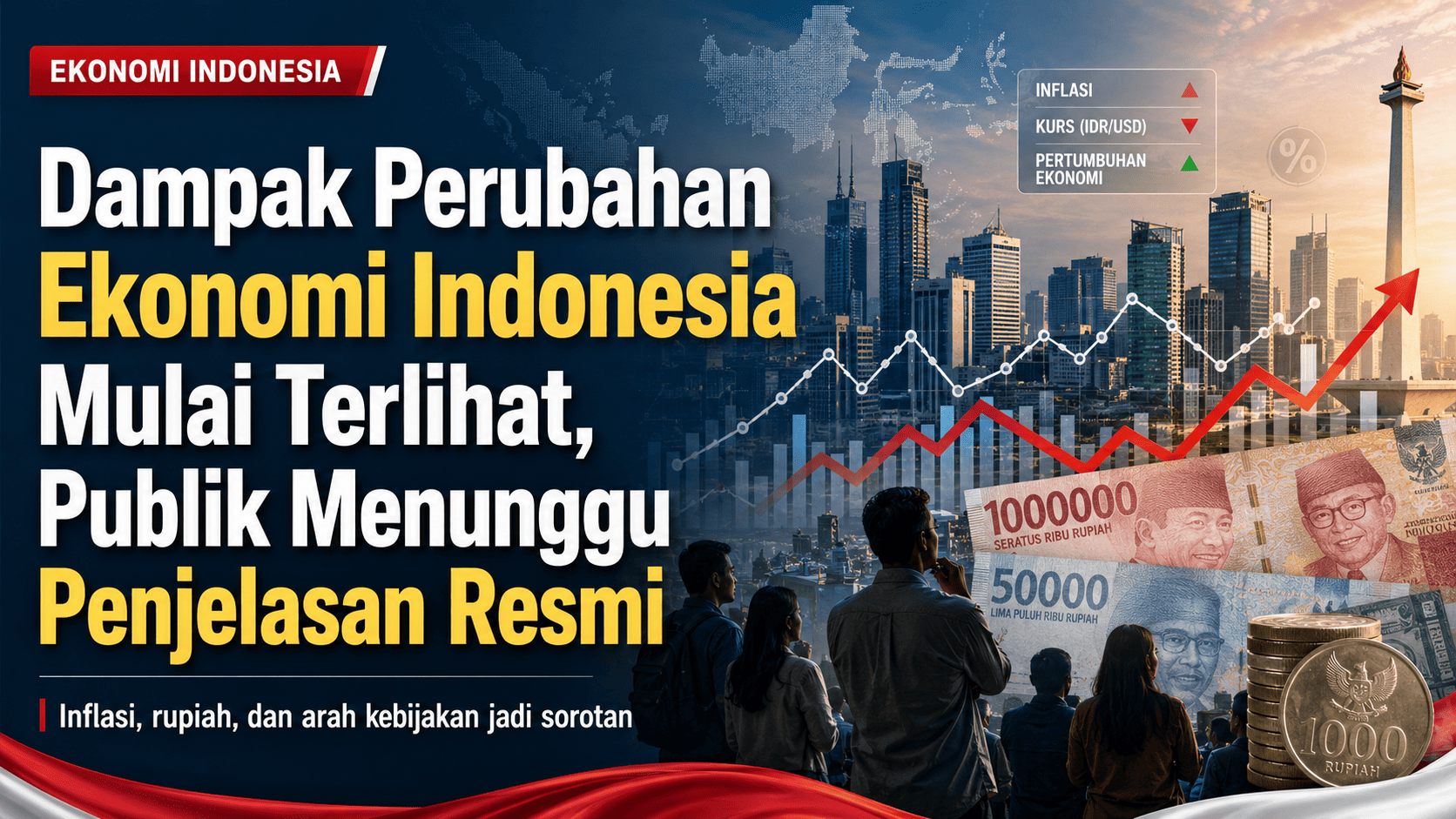Dampak Perubahan Ekonomi Indonesia Mulai Terlihat, Publik Menunggu Penjelasan Resmi