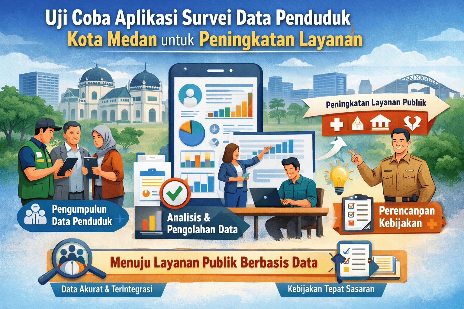 Uji Coba Aplikasi Survei Data Penduduk Kota Medan untuk Peningkatan Layanan