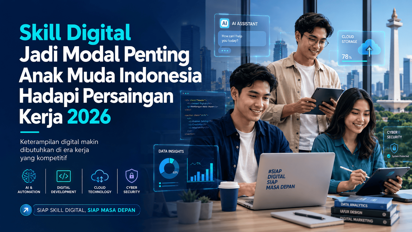 Skill Digital Jadi Modal Penting Anak Muda Indonesia Hadapi Persaingan Kerja 2026