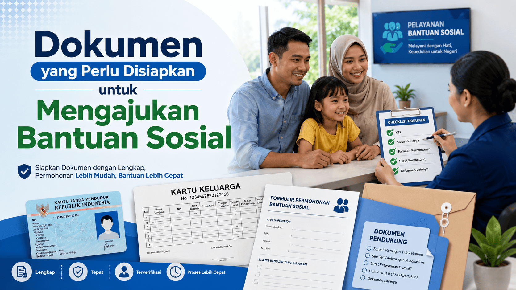 Dokumen yang Perlu Disiapkan untuk Mengajukan Bantuan Sosial