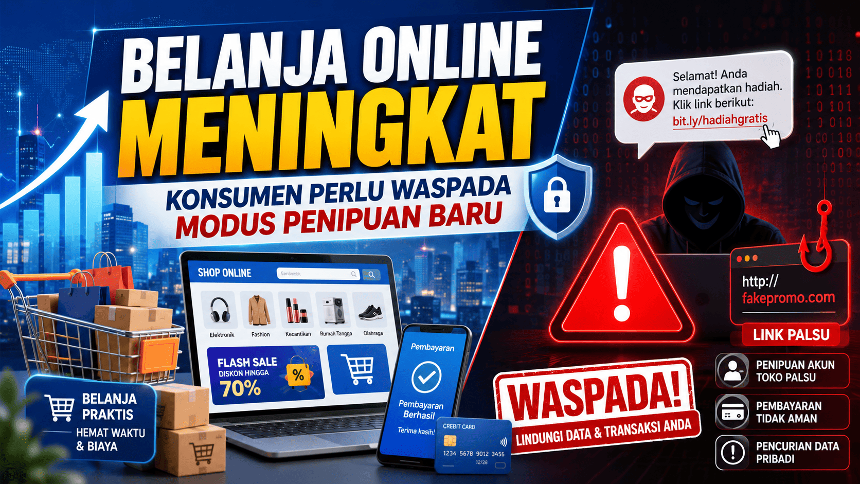 Belanja Online Meningkat, Konsumen Perlu Waspada Modus Penipuan Baru